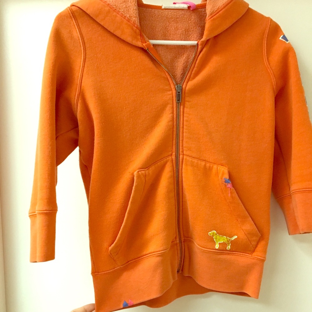 Orange Victoria’s Secret zip up